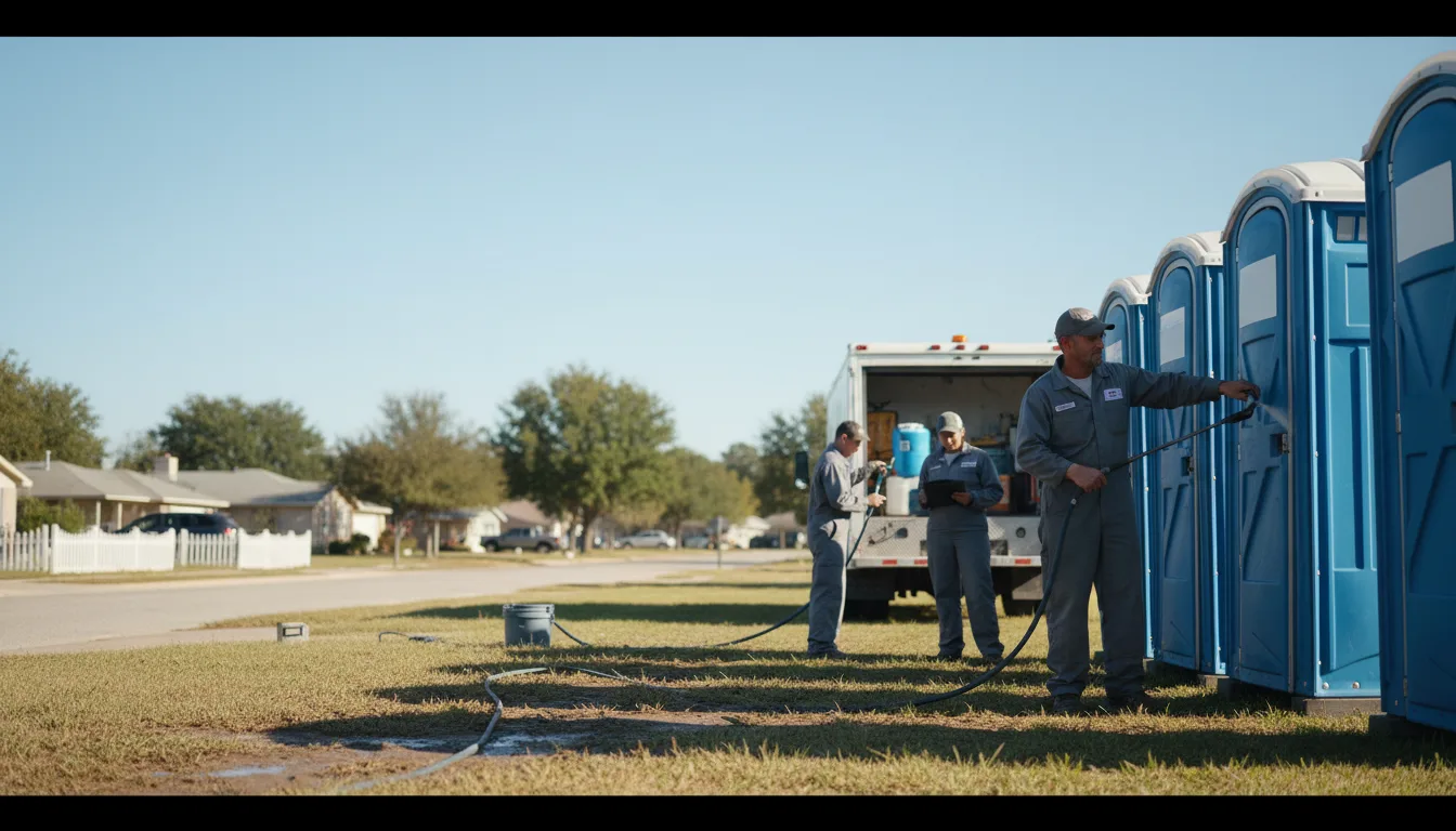 Long-Term Portable Toilet Rental in Francitas, TX near me